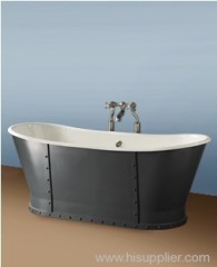 Cast iron bathtub