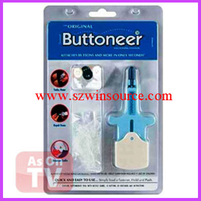 Buttoneer button fastener
