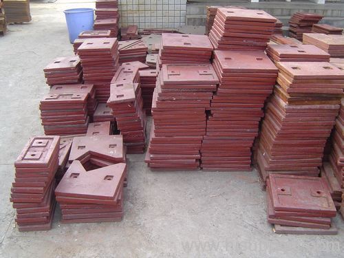 impact liner, liner plate, impact plate, impact crusher parts