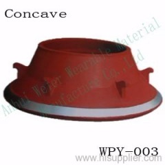 cone crusher parts, concave and mantle