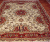 Silk/Wool Mixed Carpet : 230 Lines Silk/Wool Mixed Carpet