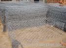 Gabion basket retaining wall