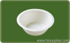 Disposable compostable tableware, sugarcane pulp bowl