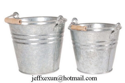 galvanized bucket