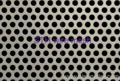 Perforated round hole metal