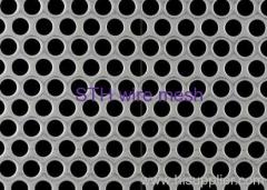 Perforated round hole metal