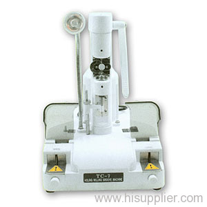 Lens Drilling and notch-cutting machine