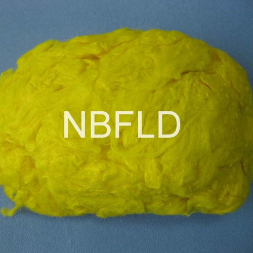 Light yellow viscose staple fiber