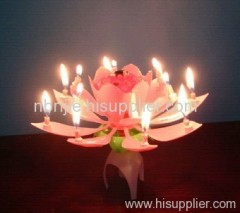 Lotus Musical Birthday Candle