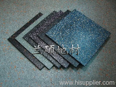 Rubber color granules floor