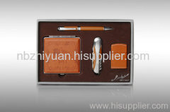 Leather Cigarete Gift Set