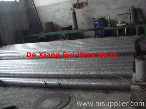 Perforated metal filter tube