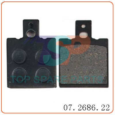 Motorcycle brake pads