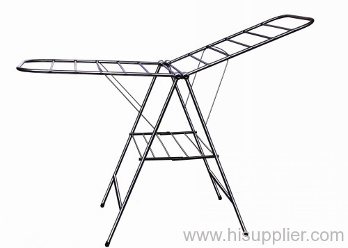 Foldable K-type clothes rack