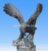 stone eagle carving