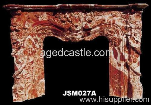 marble fireplace