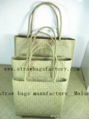 straw shopping bag