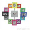 Photo frame wall clock