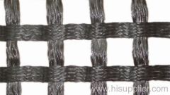 Warp Knitted Fiberglass Geogrid,