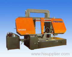 Double-column portal horizontal band-sawing machine