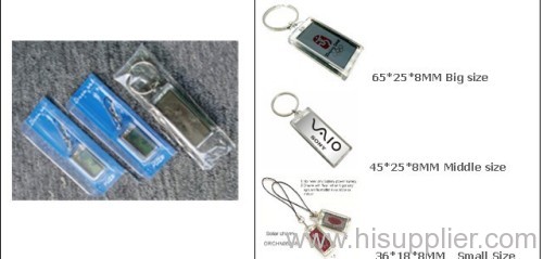 solar flash key chain