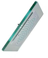 Glass Square rainfall Shower Head