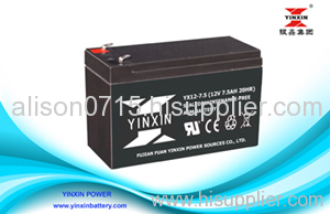 12 Volt 7.5ah SLA Battery