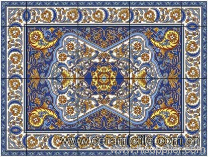 Art Floor Tile Pattern