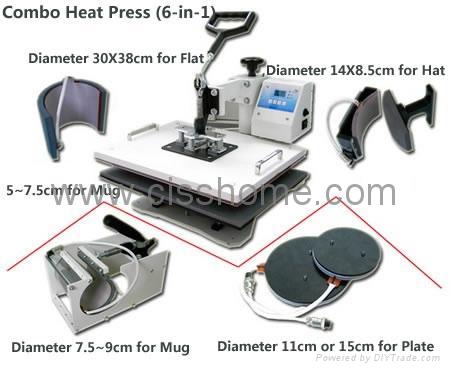 Combo Heat Press Machine