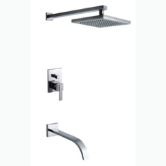 Wall mounted Concealed Shower mixer Set