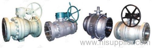 Trunnion ball valve