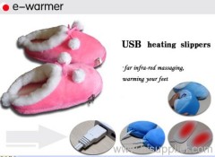 USB heating slippers foot warmer