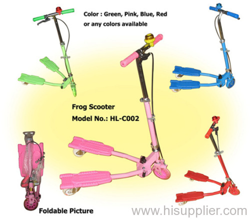 frog kids scooter