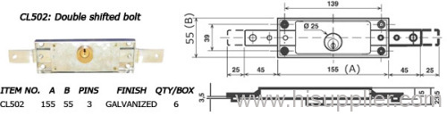 Normal Key Cylinder, Euro Profile