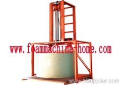 Foam vertical boring machine