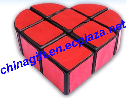 Love heart Rubik's Cube