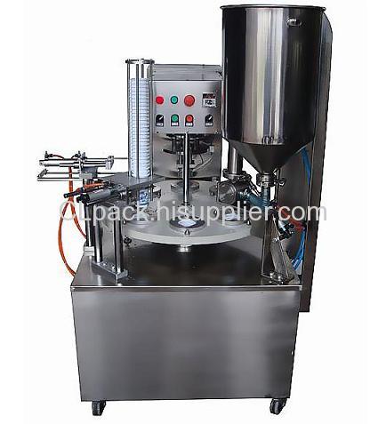 Rotary Cup filling and sealing machine