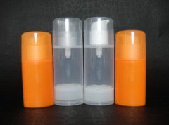 oval airless bottle,plastic bottle,cosmetic packaging,airless pump