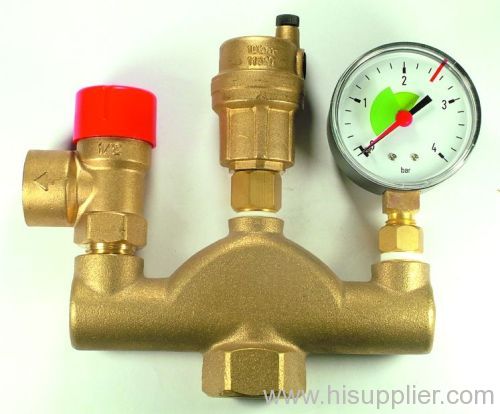 JD-4100 Brass boiler union valve