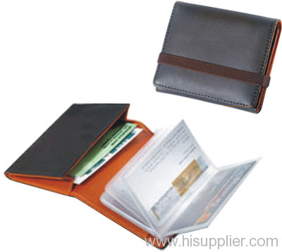 pu name card holder