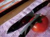 4&quot;+6&quot; combined ceramic knife set w/ black mirror blade, ebony handle and wooden box