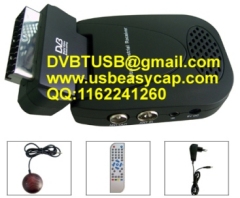Scart Mini USB TV Box Scart DVB-T Digital TV Receiver