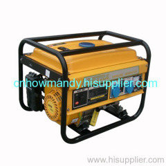 Recoil and hand-operated Gasoline generator