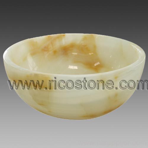 white onyx bathroom stone basin