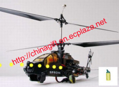 BB Bullet Firing Apache 4 channel remote control helicopter