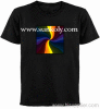 high quality el flashing t-shirt