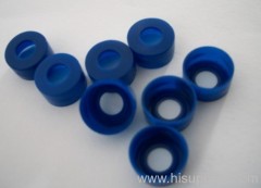 Blue color open-topped polyproylene cap