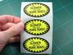 self adhesive label