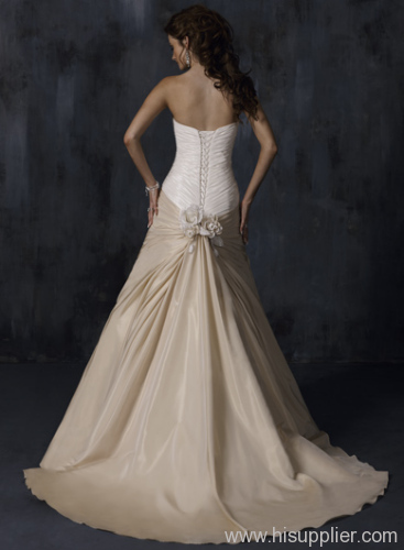 sexy mermaid color wedding dresses
