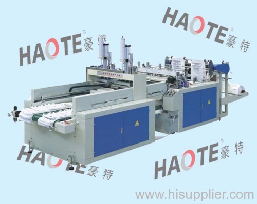 Automatic Double-Line Vest Bag Making Machine